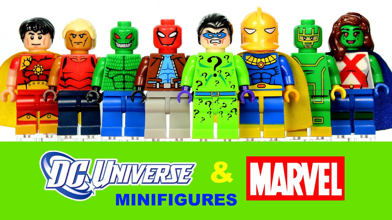 Custom Designed Minifigure Kick Ass Superhero Printed On LEGO Parts 