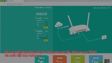 Hướng dẫn cài đặt Tplink 842N