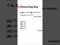 Reasoning question ssc,rrb group d 2024