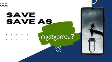 Save And Save As  - What is Difference ?