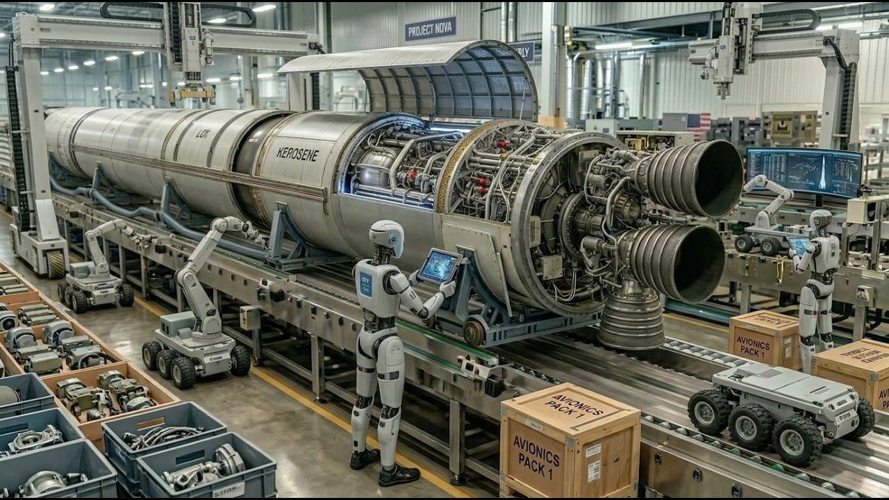 Warehouse Rockets Design Inside a Rocket Factory How Space Rockets Are Built and Launched Full ...