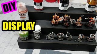 How to Make a Super Simple DIY Paint Rack and Miniature Display Stand