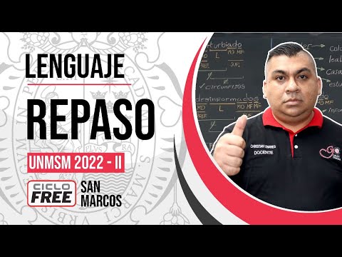 LENGUAJE Repaso 2022 II [CICLO FREE] 📢 Full preguntas DECO UNMSM🧐