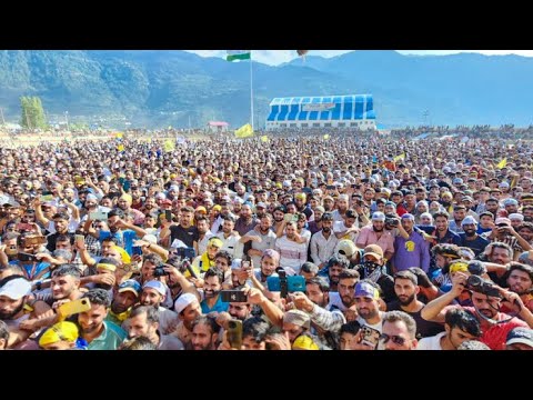 Huge Crowd in Doda attending the rally of AAP Candidate Mehraj Malik ...