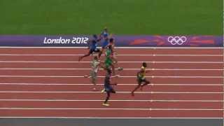 Yohan Blake Wins Olympic 2012 200M Rd 1 Filmed In Hd, Live In The Stadium
