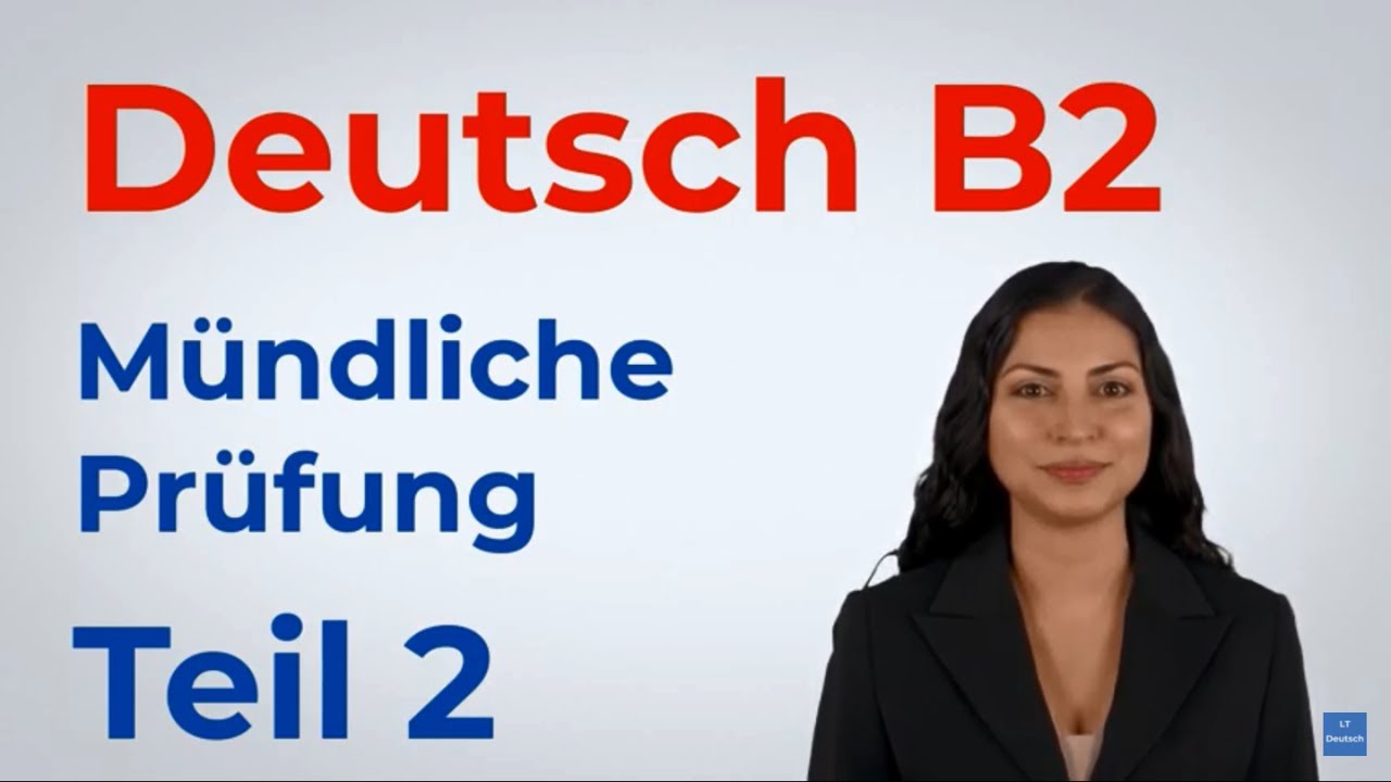 Telc B Deutsch M Ndliche Pr Fung Teil Mit Beispiel Und L Sung B