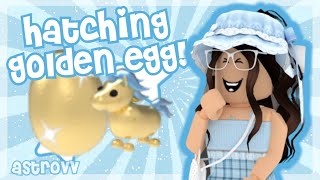 HATCHING my FIRST GOLDEN EGG! || astroVV ♡