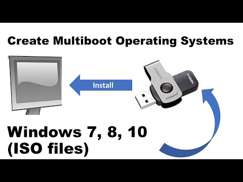 Paano gumawa ng tatlong bootable Operating Systems installers sa isang USB Flash disk lamang?ICT CSS