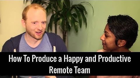 How to Build a Happy and Productive Remote Team | Poornima Vijayashanker and Ben Congleton