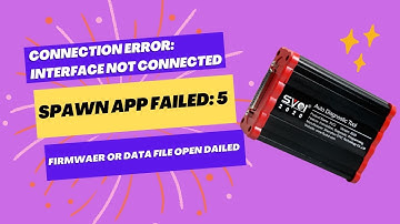 How to Solve SVCI 2020 Spawn App Failed 5 and Connection Error - GETOBDTOOL