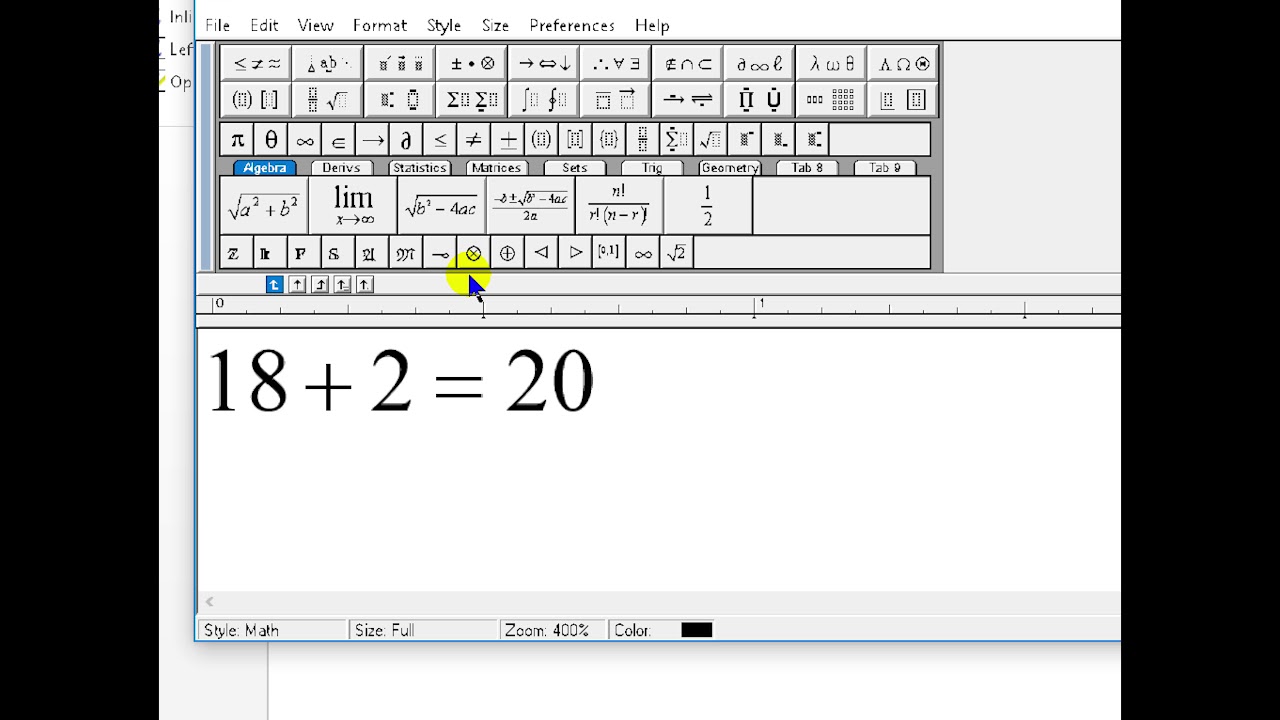 พิมพ์สัญลักษณ์  New 2022  01-การใช้โปรแกรม Math Type ในการพิมพ์สัญลักษณ์คณิตศาสตร์