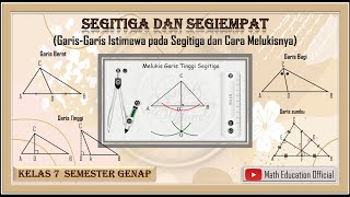Garis-garis Istimewa pada Segitiga