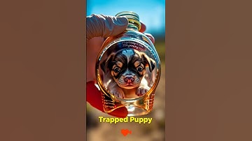 Tiny Puppy Trapped in a Bottle | Heart-Touching Animal Rescue Story
