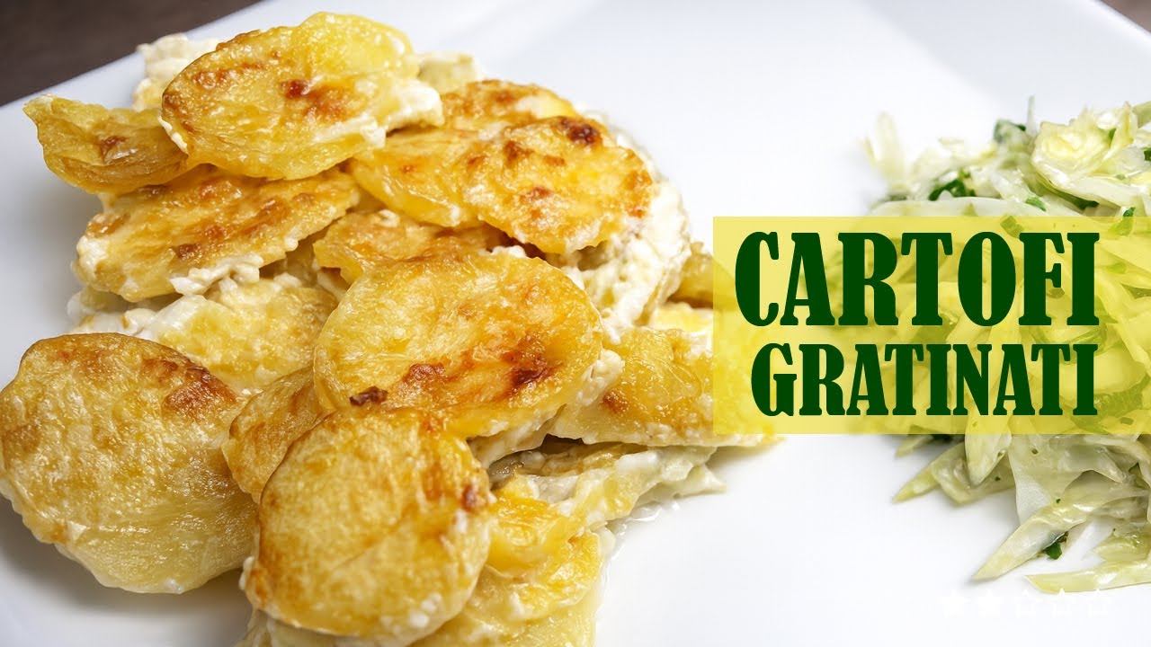 Cartofi Gratinati – Rețeta Simplă și Delicioasă
