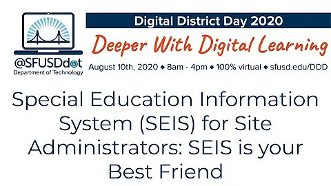 Special Education Information System (SEIS) for Si...