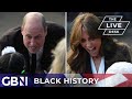 &#39;Bends down&#39;: Kate and William mark Black History Month in Cardiff visit | Royal latest