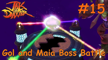 Jak And Daxter The Precursor Legacy 100% Part 15: Gol and Maia Robot Battle (FINAL PART)