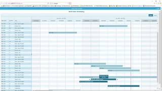 View Production schedule in BizSight Manufacturing