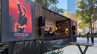 'Deliver Me From Nowhere' had a special NYC pop up for fans of Bruce Springsteen!