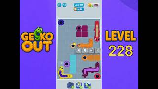 Gecko Out Level 228 Solution | Step by Step Walkthrough