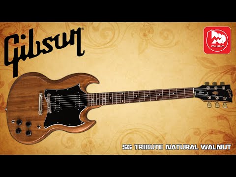 Электрогитара GIBSON SG TRIBUTE NATURAL WALNUT