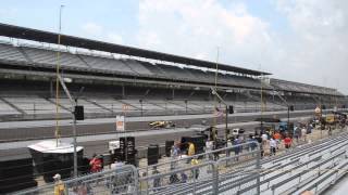 Indianapolis 500 Thursday Practice (Tower Terrace) - Hildebrand and Bell Practice Passing, Part 2