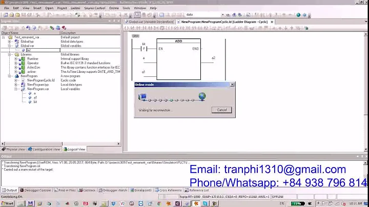 B&R Remanent and permanent variables in Automation Studio