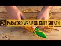 Easy Paracord Wrap on Mora Swedish Fireknife Sheath