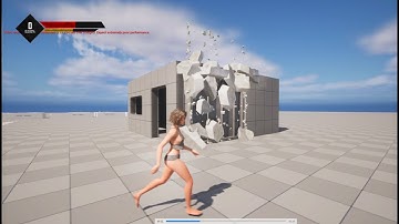 In Game Building Destruction in UE5