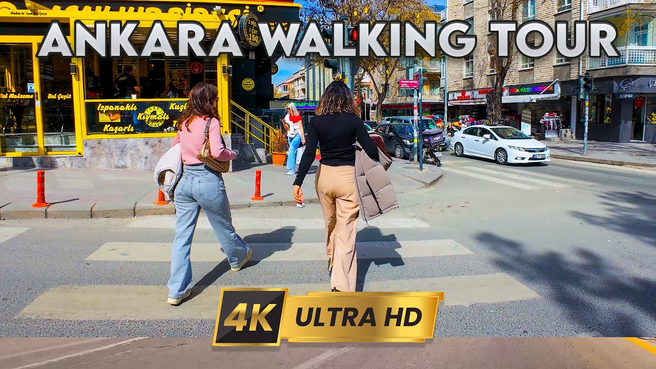 Bahçelievler 4. Cadde - Kazakistan Caddesi'nde Bir Gezinti | 4K50FPS Ankara Walking Tour