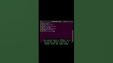 Linux mv command #shorts
