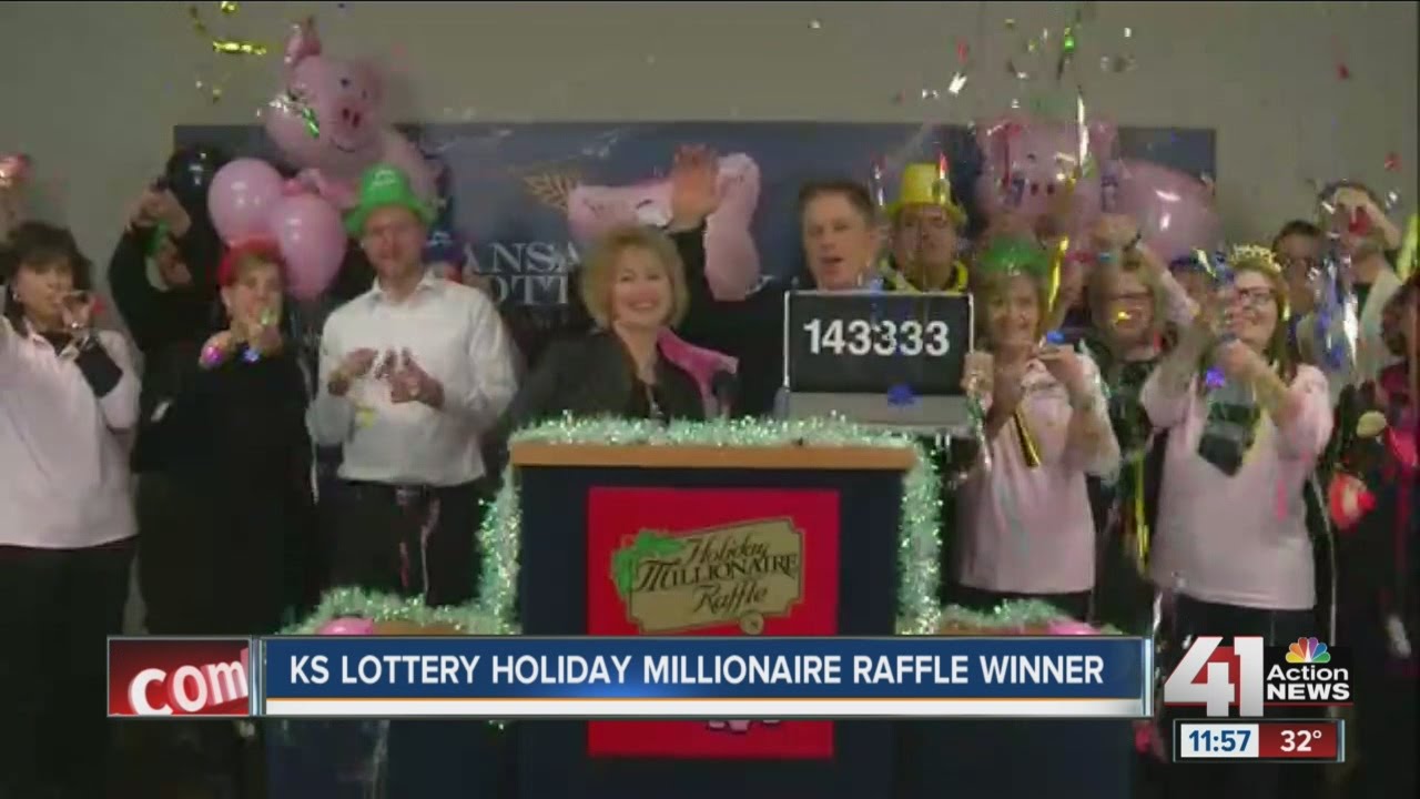 Kansas Lottery Holiday Millionaire raffle winner announced YouTube