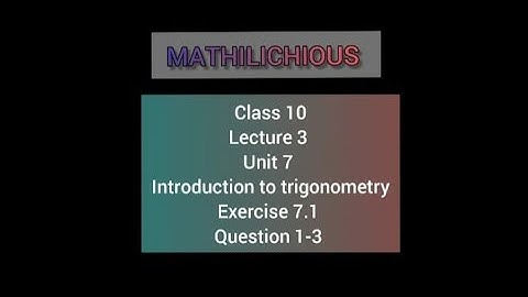 Mathilichious | class 10 | lecture 3 | unit 7 | exercise 7.1(Q 1-3) | by Maha Humayun.