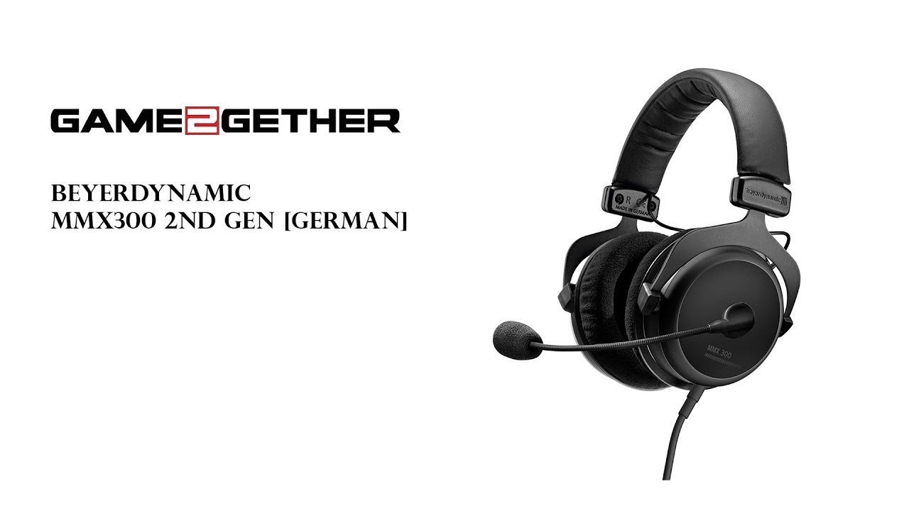 beyerdynamic MMX300 2nd Generation Unboxing [GERMAN] - YouTube