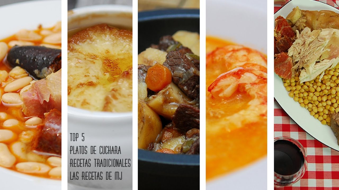 TOP 5 PLATOS DE CUCHARA | Mis mejores recetas tradicionales de invierno -  YouTube
