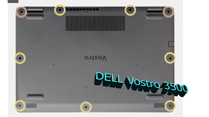 DELL Vostro 3500 Disassembly and fan cleaning Laptop repair