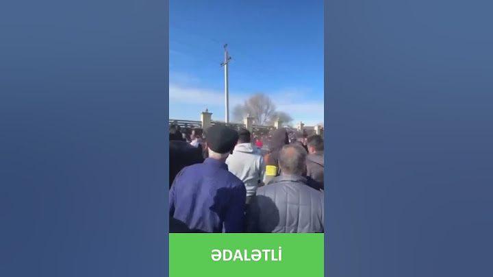 İmişlidə əhali ayağa qalxdı. Polis maşını dağıdıldı