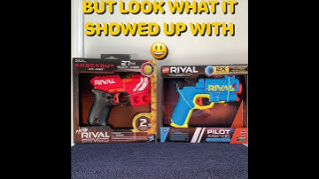 Nerf RIVAL PILOT Is Here!  But It DIDN’T Show Up Alone, Look What It Came With 😀!  #shorts #nerf