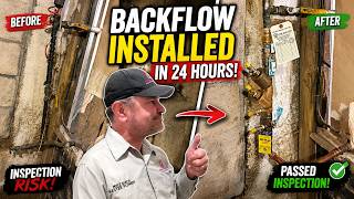 Emergency Backflow Install DONE In Under 24 Hours! | Apollo DCV Installation
