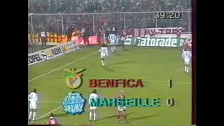 SL Benfica 1-0 Marseille 1989/1990 - Golo de Vata