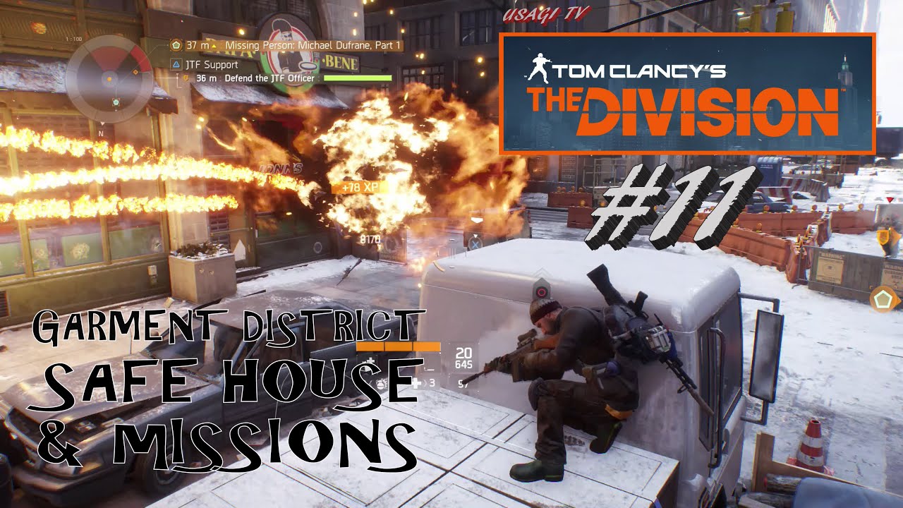 The Division #11: Garment District safe house & side missions