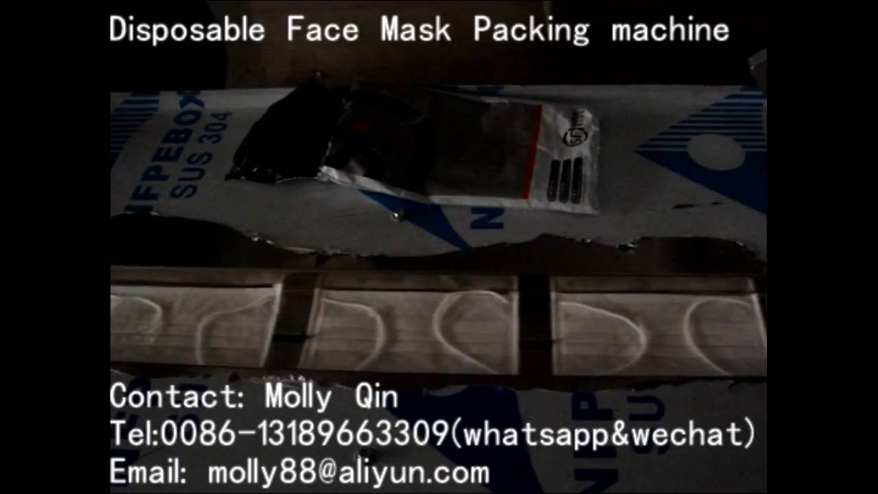 Disposable mask packing machine,medical mask packaging machine