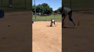 Fielding practice #oneononecoaching #softball #shortstoday #drills
