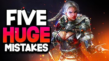 5 MAJOR Mistakes I Made in Raid Shadow Legends