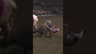 Ranga Tosses Ben Bode  #pbr #bullriding