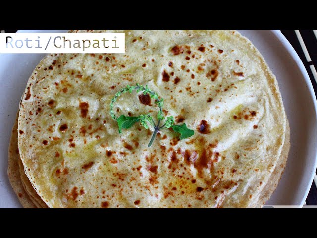 Soft Roti Indian Flat Bread Phulkas