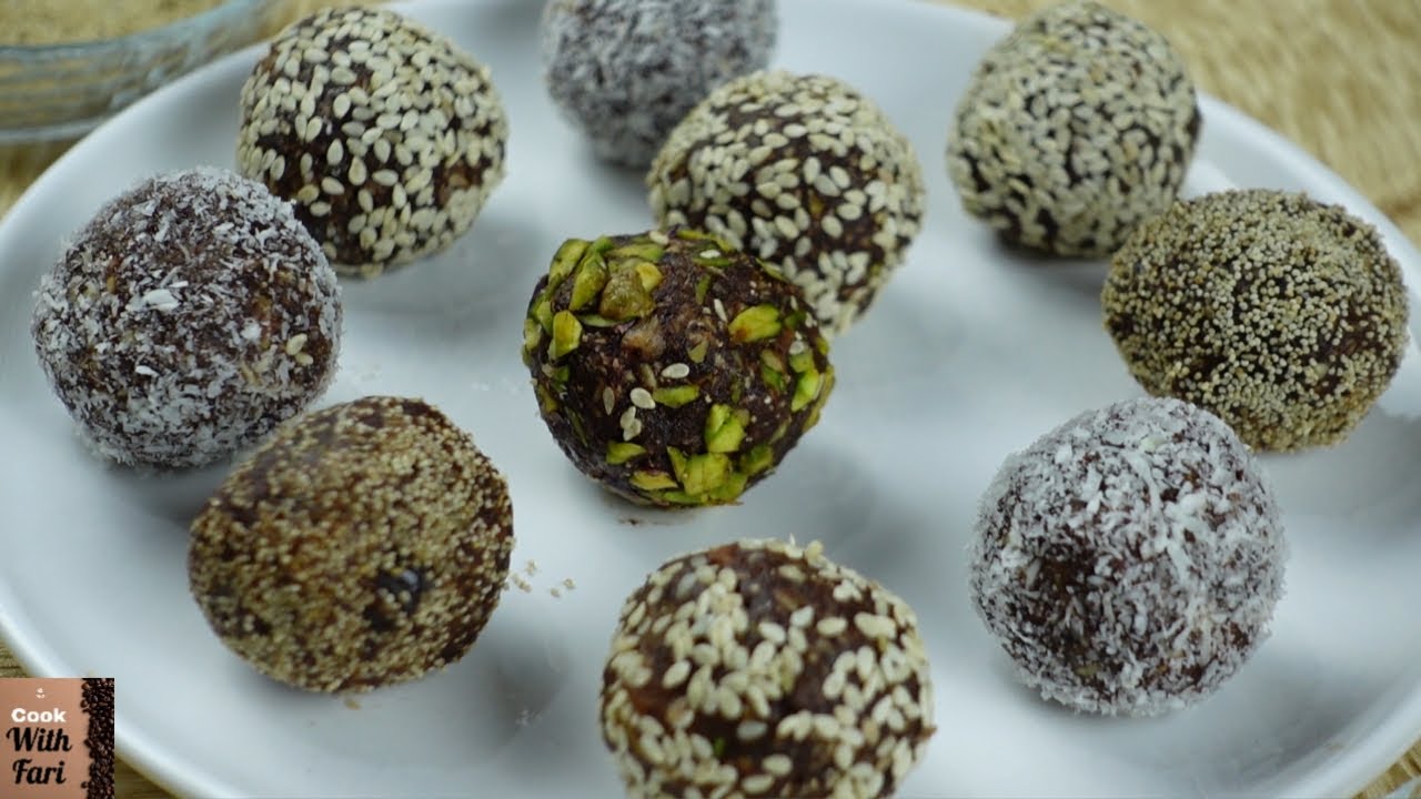 Khajur ke Laddu Dates Dry Fruit Laddu Recipe Sugar Free (Urdu & Hindi with Eng Subs) YouTube