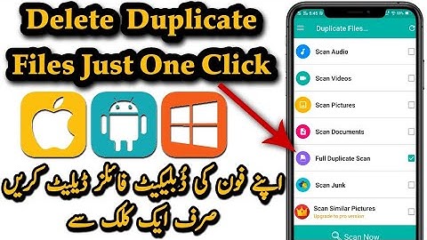 How To Remove and Delete Duplicate Files On Android & IOS Devices | M Farhan Fayyaz