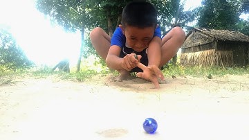 How To Play Marbles? | Khmer Traditional | Cambodia
