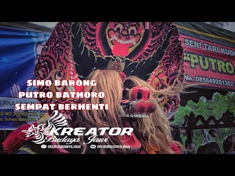 Prabu Simo Barong Putro Bathoro Sempat Behenti.. Live Lapangan Tambi Bendo Mojo Kab. Kediri